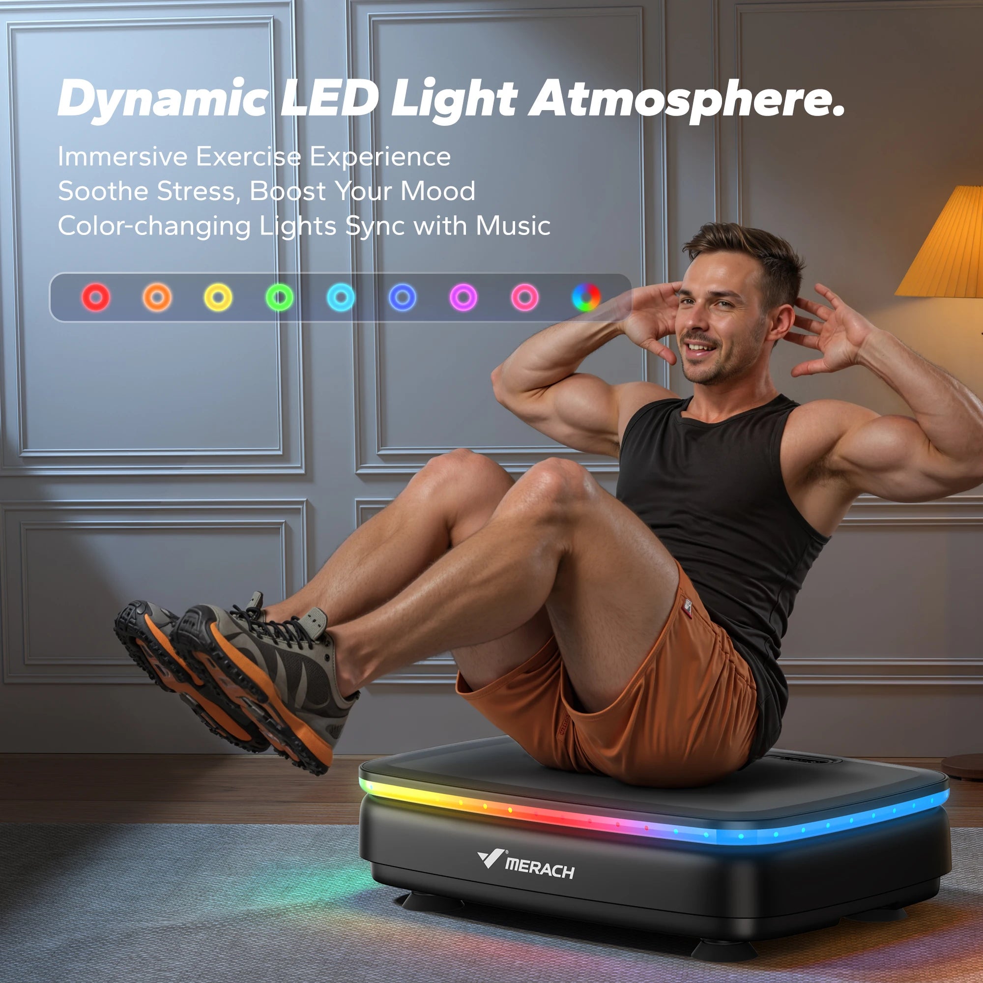Full Body Vibration Plate Exercise Machine
