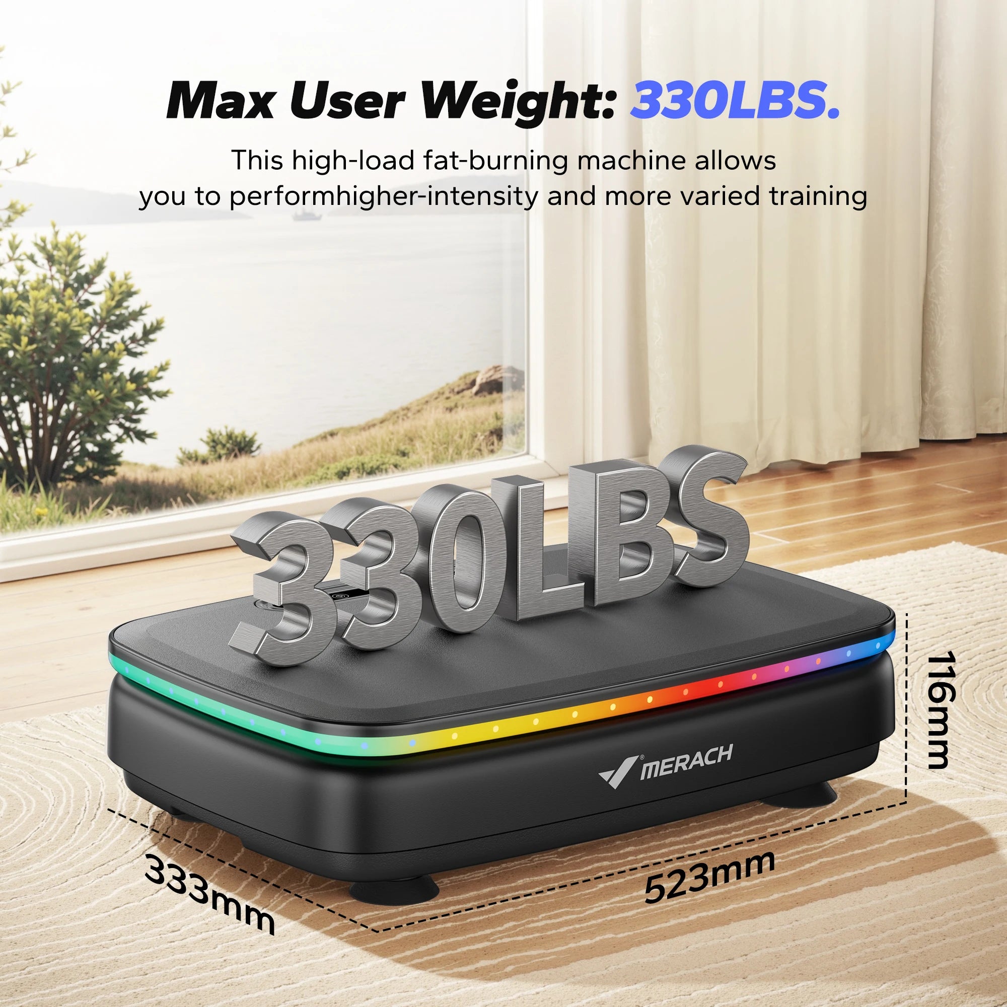 Full Body Vibration Plate Exercise Machine