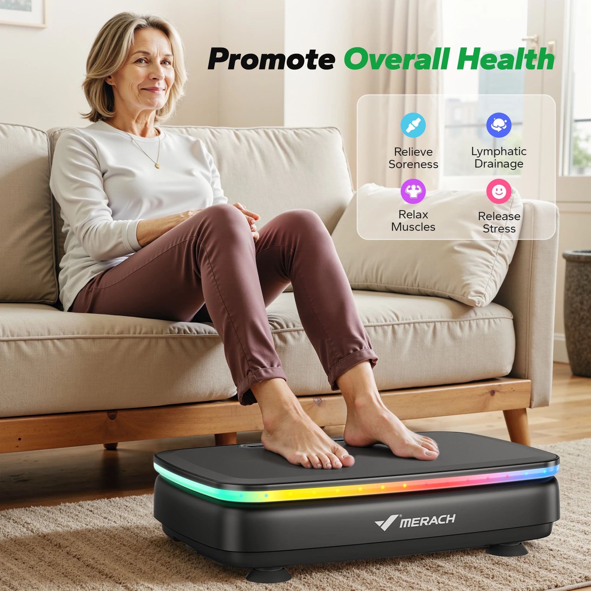 Full Body Vibration Plate Exercise Machine