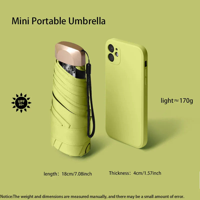 Ultralight Mini Folding Sun Umbrella