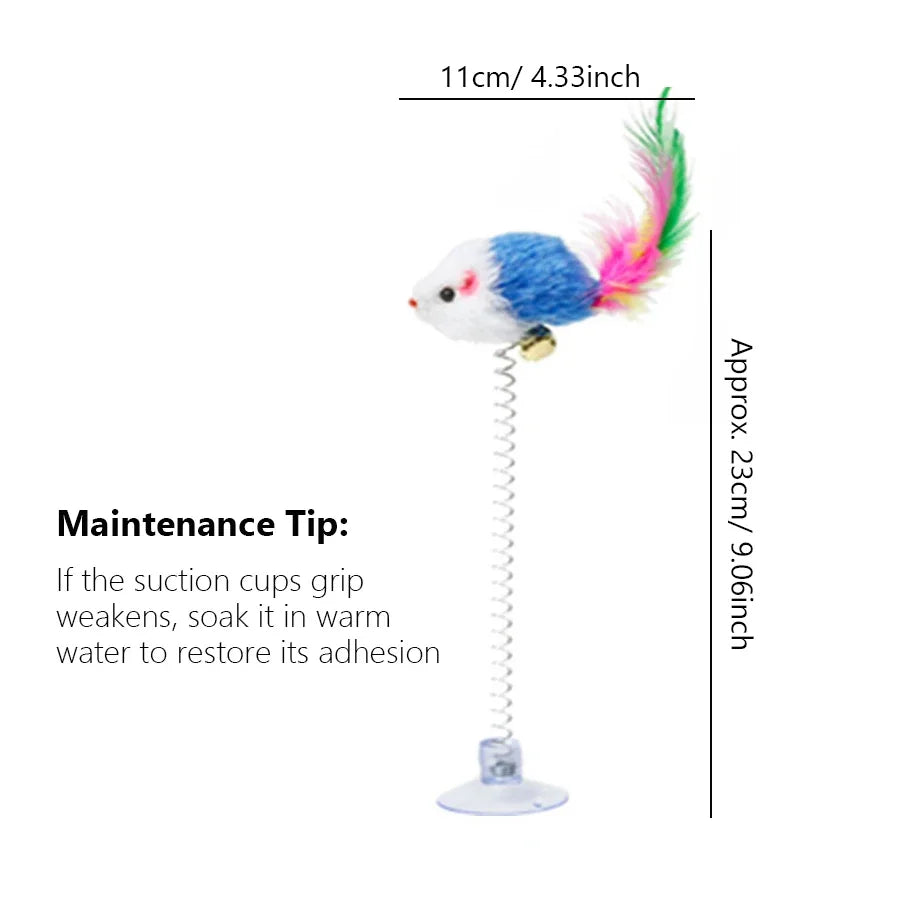 Interactive Swinging Mouse Cat Toy