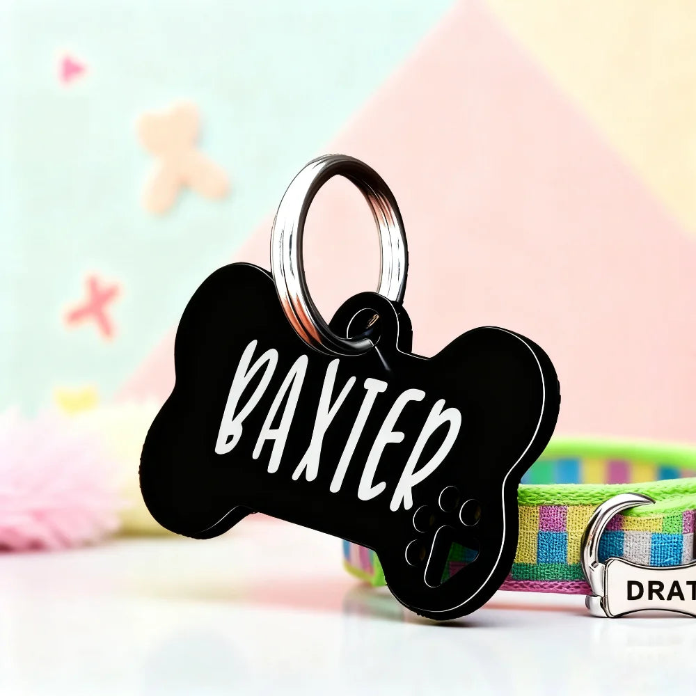 Personalized Pet ID Tag Keychain