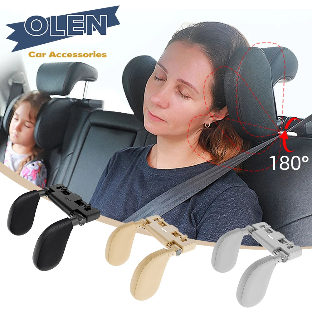 Adjustable Car Neck Headrest Pillow