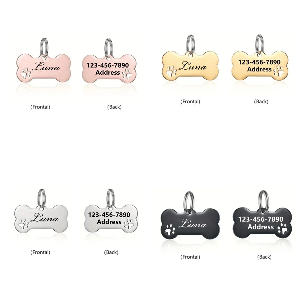 Personalized Pet ID Tag Keychain