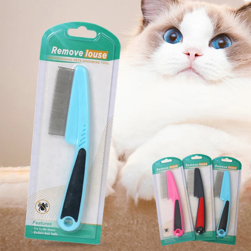 Long-Handled Pet Flea Comb