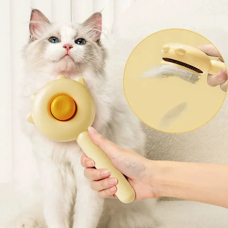 Pet Comb One-Key Hair Removal
