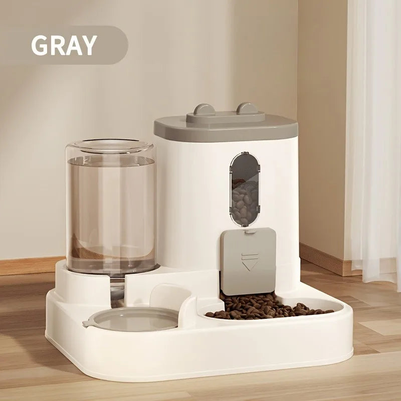 Integrated Food and Water Station for Pets