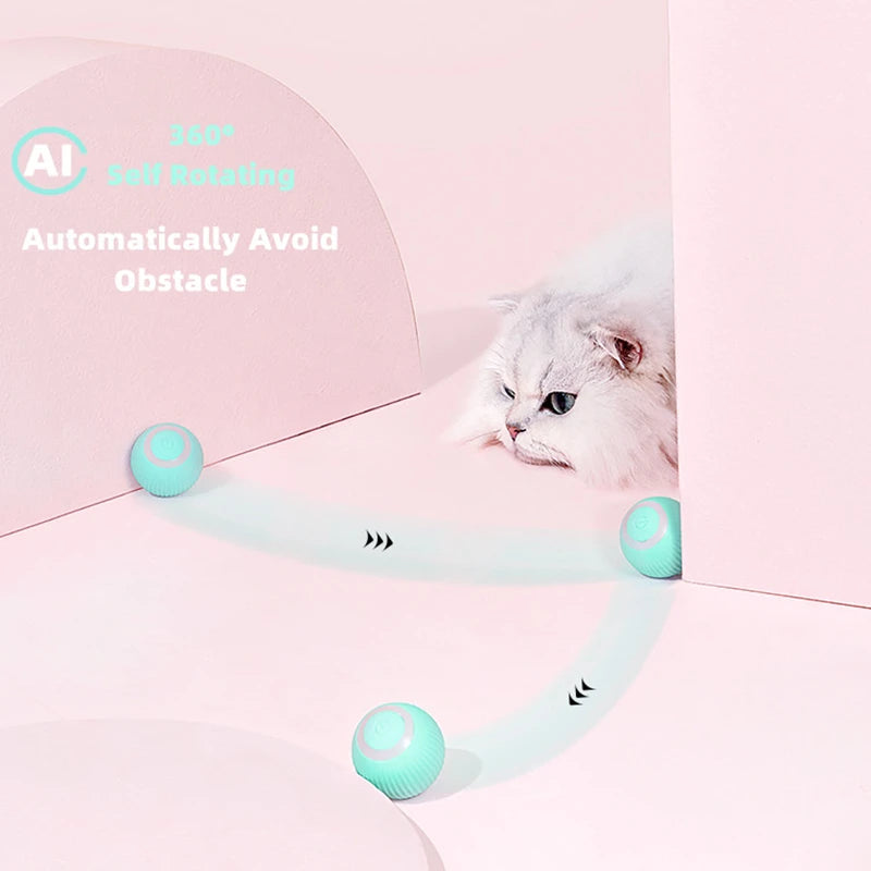 Interactive Smart Rolling Cat Ball